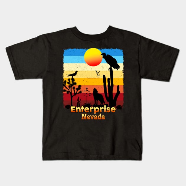 Enterprise Kids T-Shirt by SunsetParadise